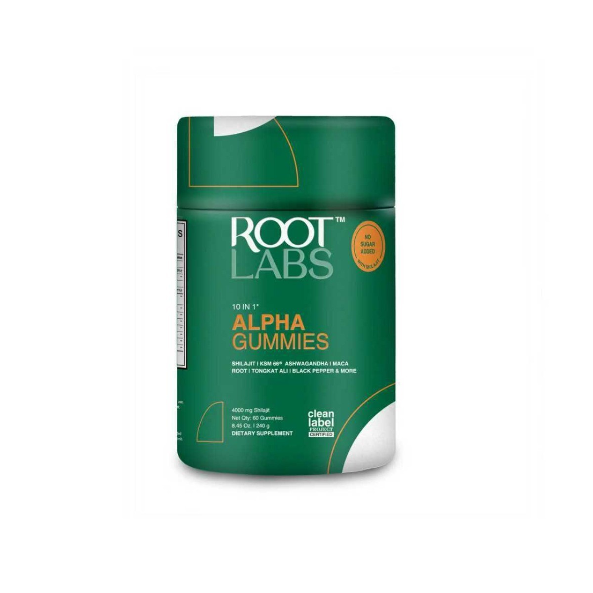 Root Labs Alpha Gummies: & Shilajit Blend Energy for 10-in-1 Focus, 60ct