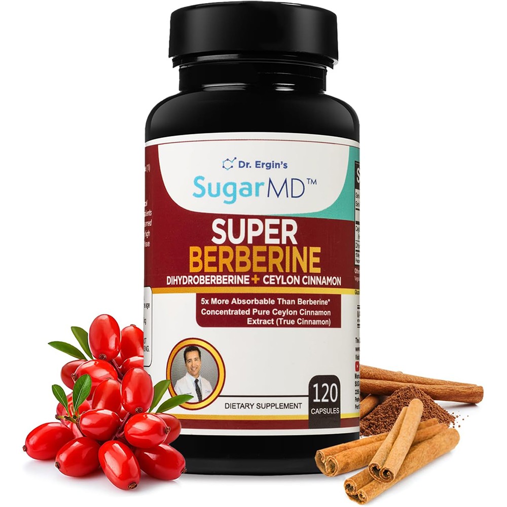 Super Berberine Capsules Ceylon Cinnamon Skin Antioxidant Support 120 CT US