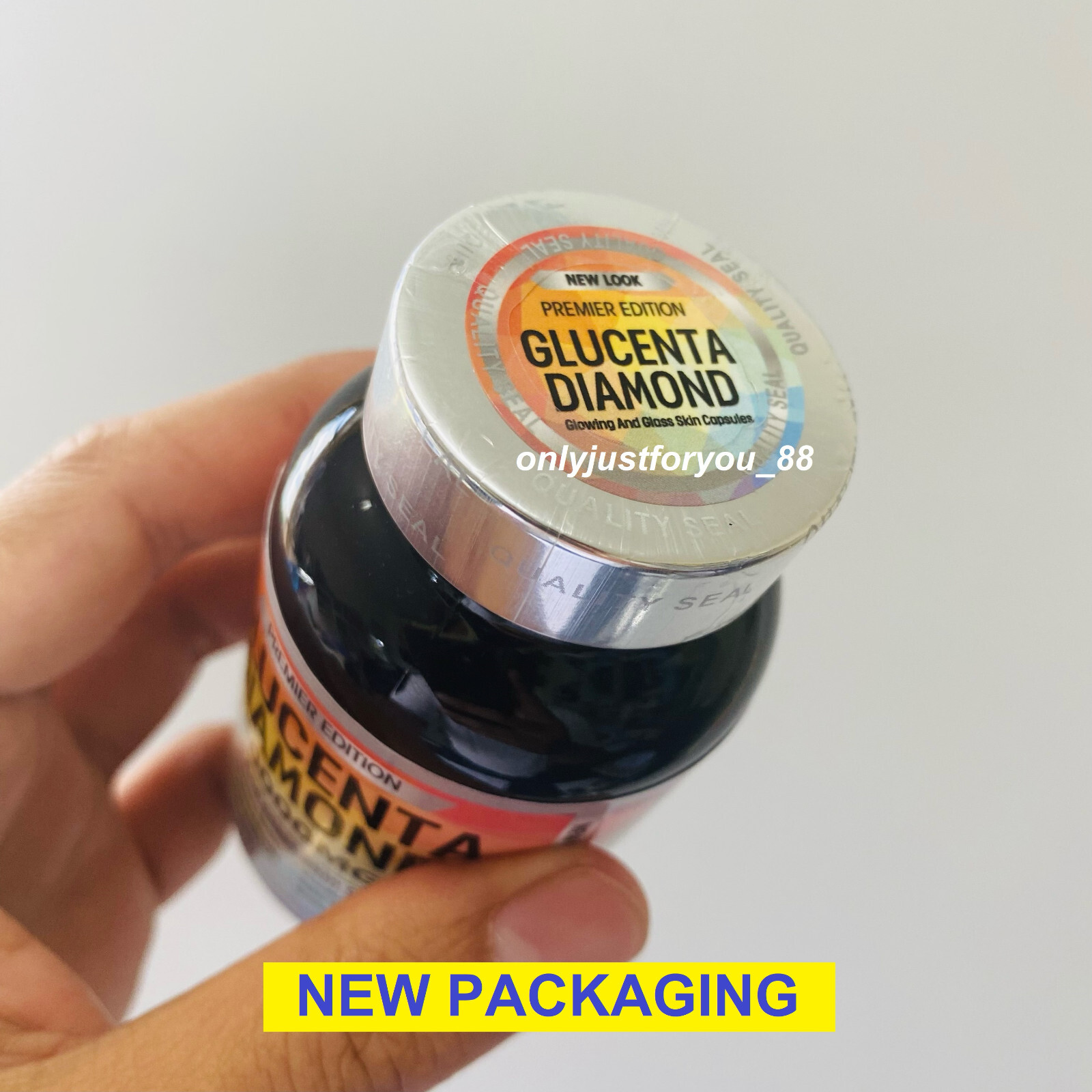 2 X Premier Edition Glucenta Diamond Whitening Softgel DHL EXPRESS SHIPPING