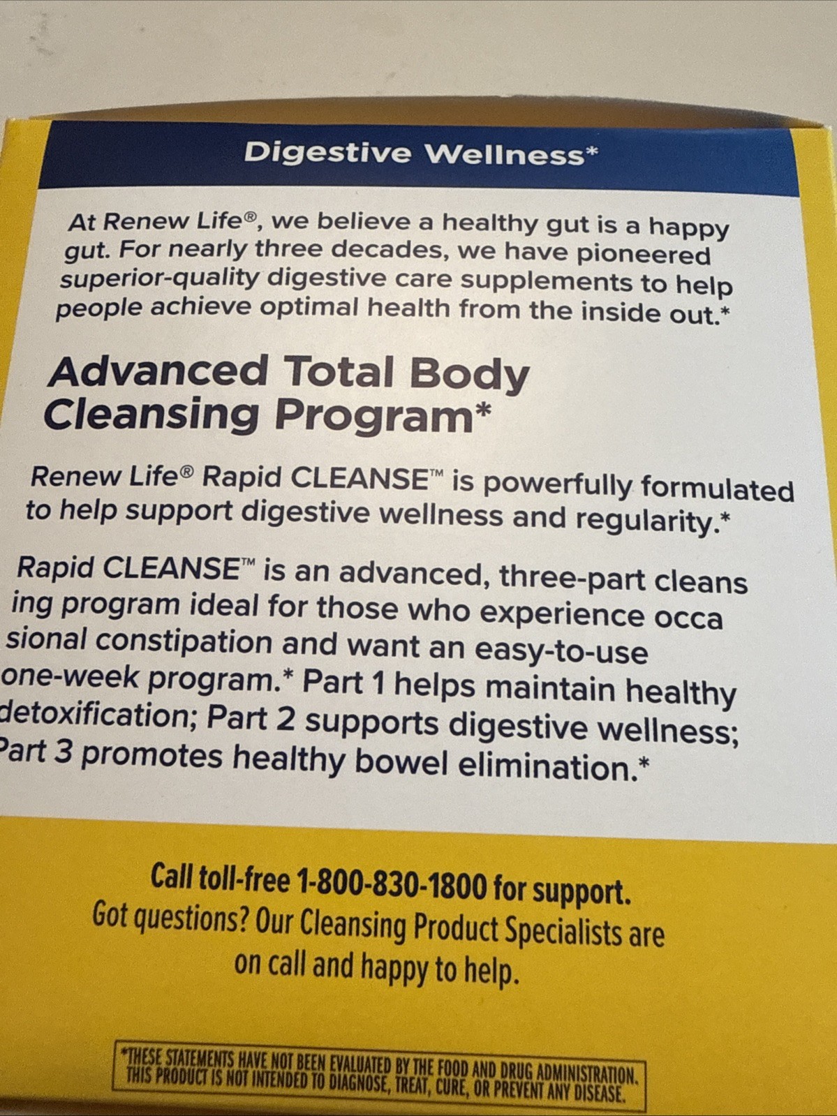 Renew Life Total Body Rapid Cleanse, Complete 7-Day Internal Cleanse