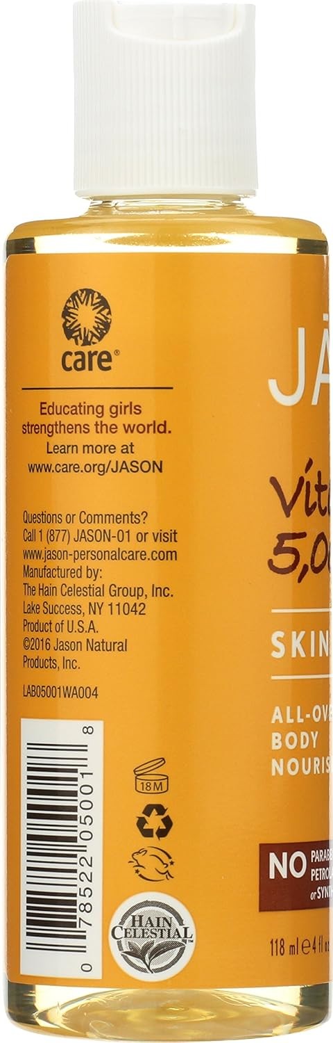 JASON Vitamin E 5000 IU Body Nourishment Oil 4 oz ( Pack of 3) Moisturizing