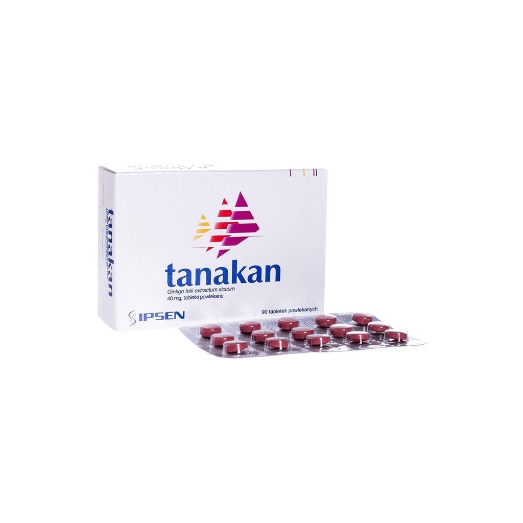 Trial pack 3 strips (45 Tablet) Tanakan 40mg Tablet Ginkgo Biloba Extract 100%