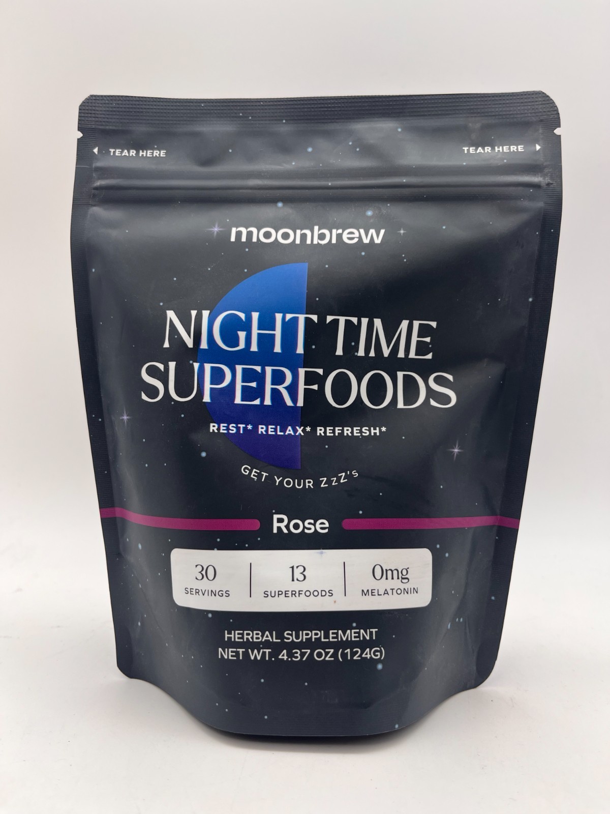 3x MOONBREW NIGHTTIME SUPER FOODS ROSE 30 SERVINGS EACH EXP 11/26 SEALED MR 981