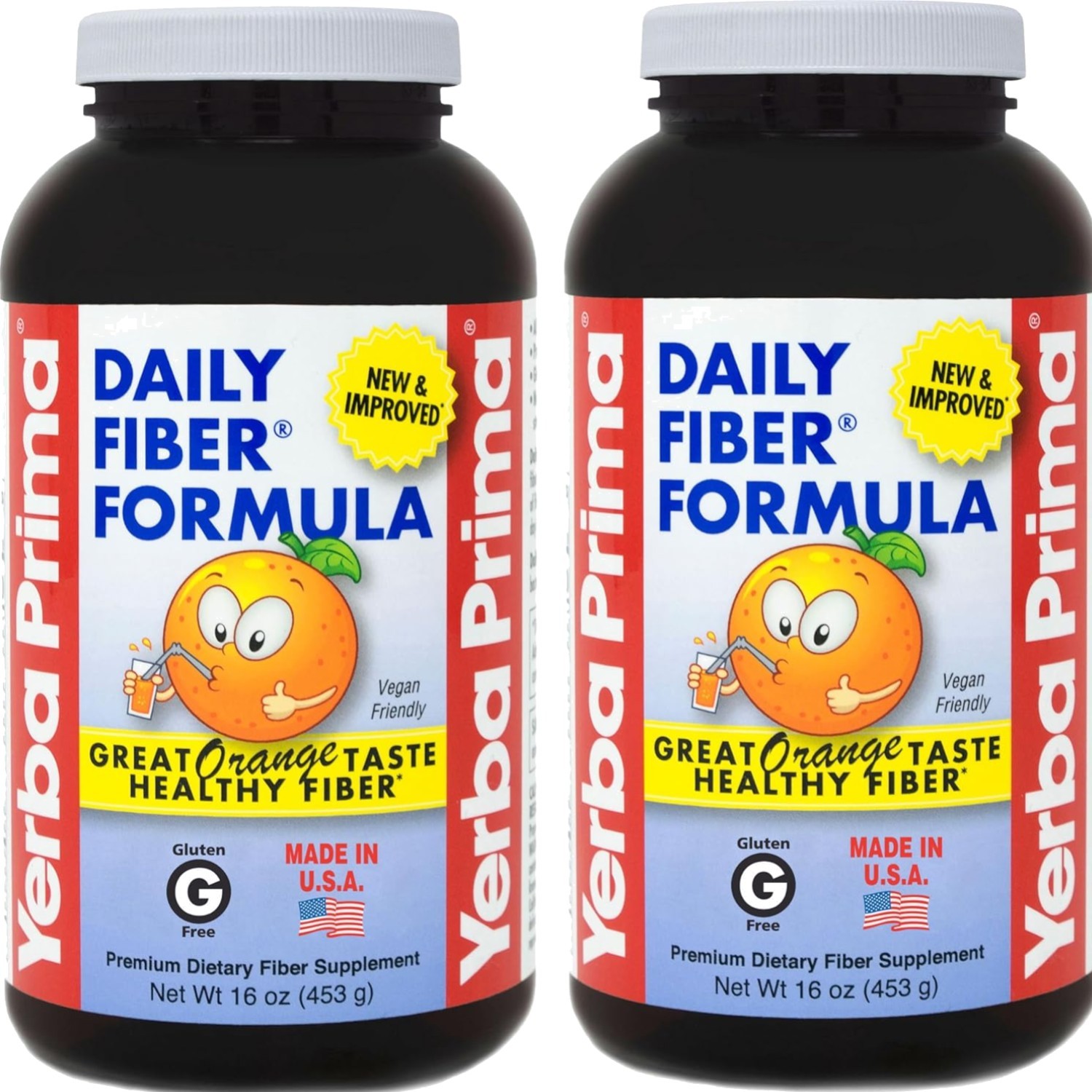 Daily Fiber Formula Orange Flavor 32 oz – Essential Digestive Health Supplement