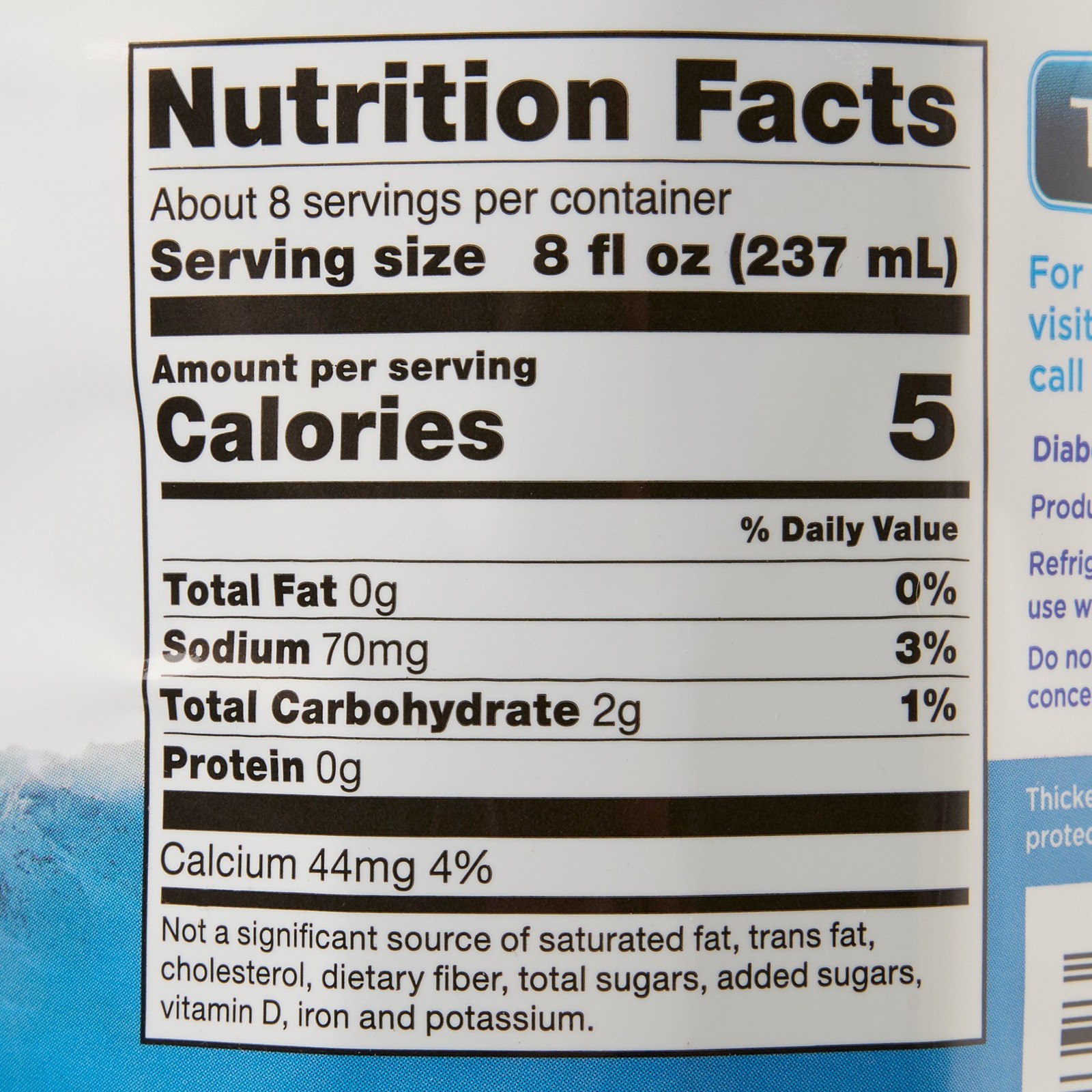 Thick-It Clear Advantage Thickened Water Unflavored 64 oz. Bottle