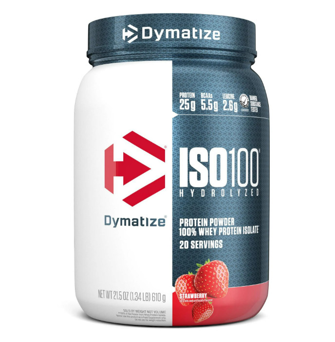 Dymatize ISO100 Hydrolyzed Whey Strawberry 20 Servings 25g Protein