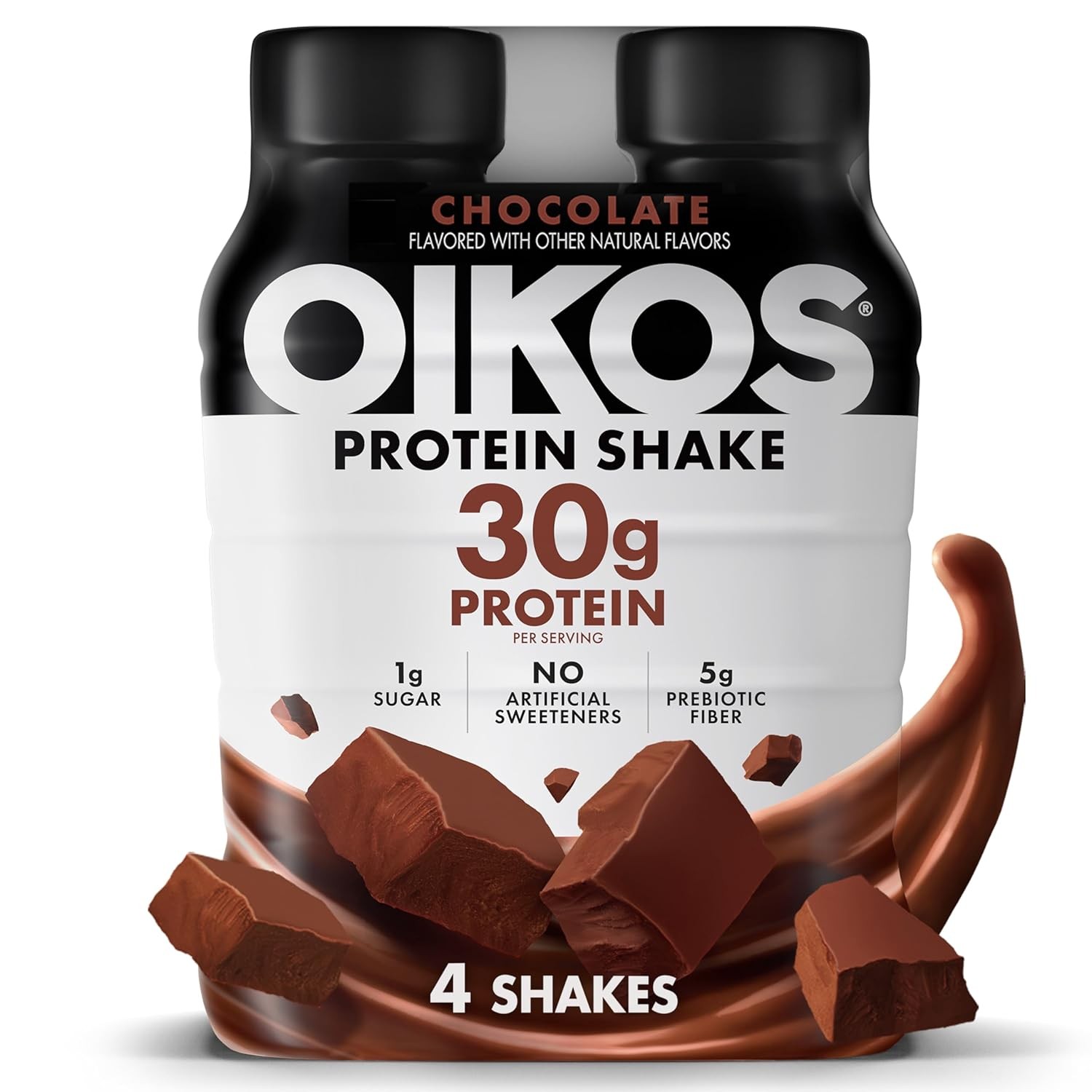 Oikos Protein Shake Chocolate 30g High Protein Drink Shelf Stable Ready to Drink