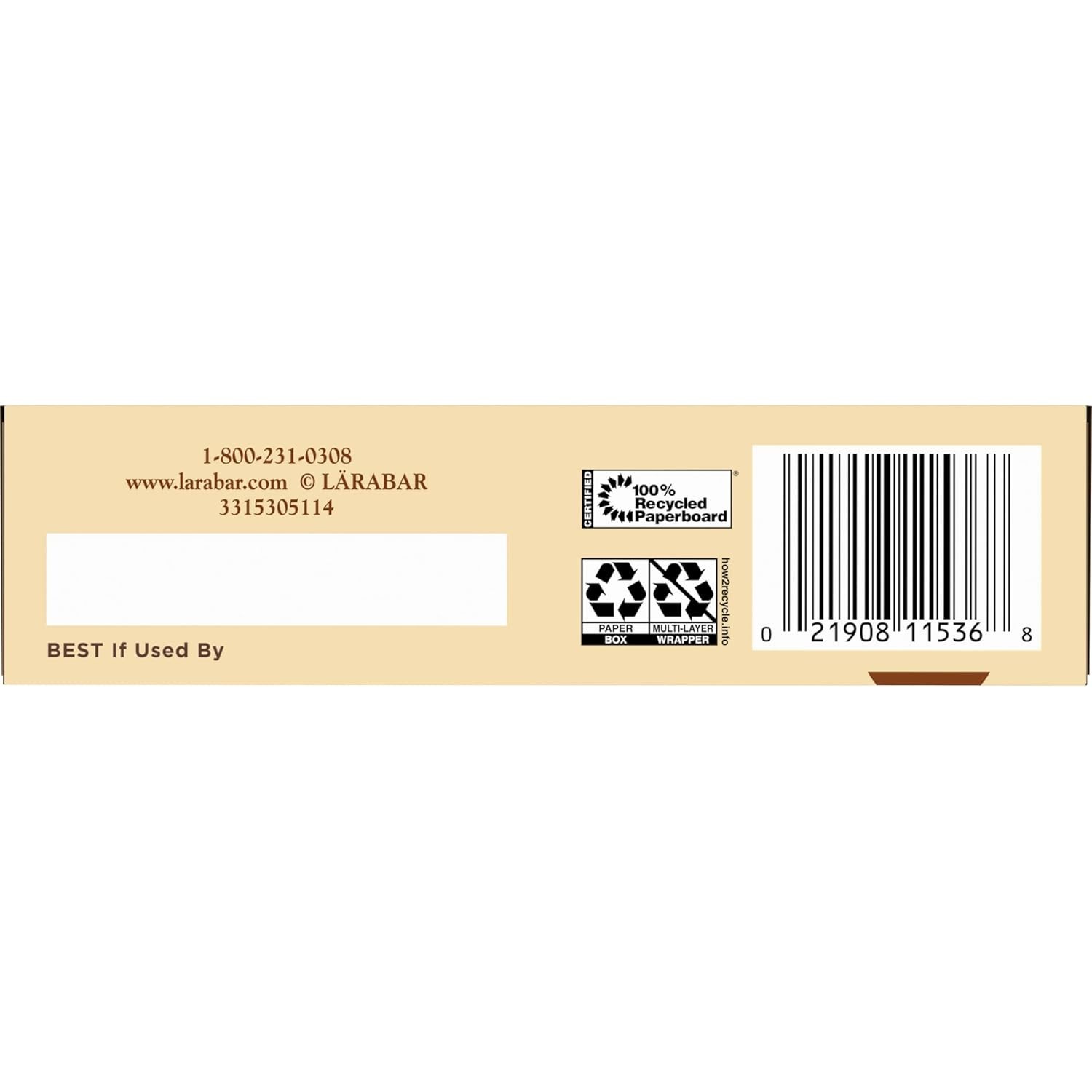 6 Count Larabar Cookie Dough Bars – Real Ingredients, & Gluten Free Treat