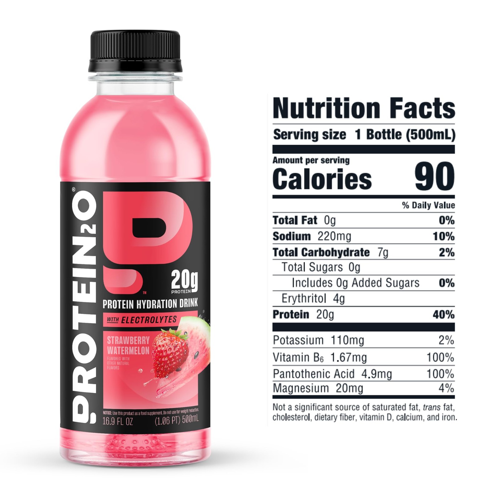 Protein2o Whey Protein Isolate Drink 20g Protein Electrolytes 12 Count