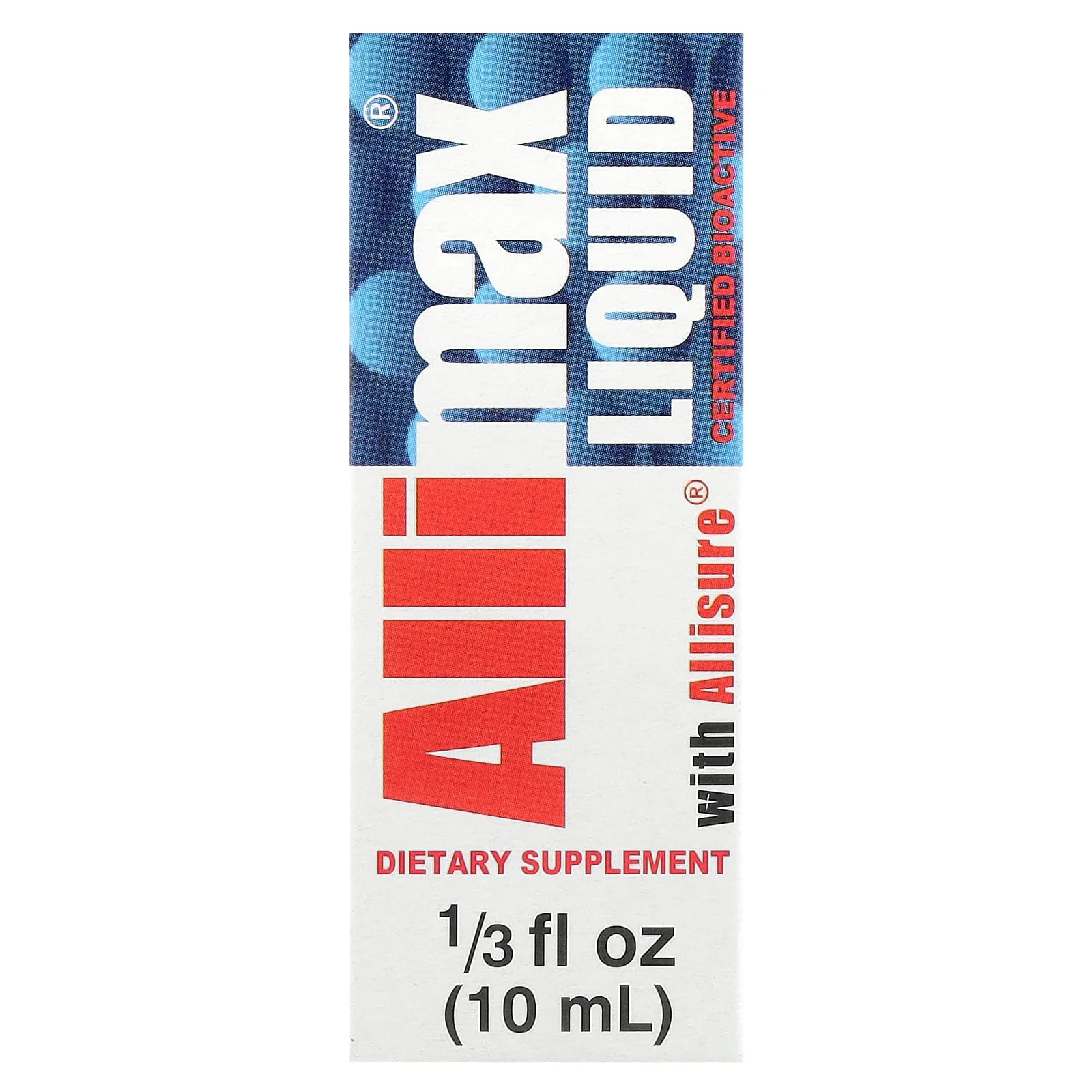 2 X Allimax, Liquid with Allisure�, 40 mcg , 1/3 fl oz (10 ml)