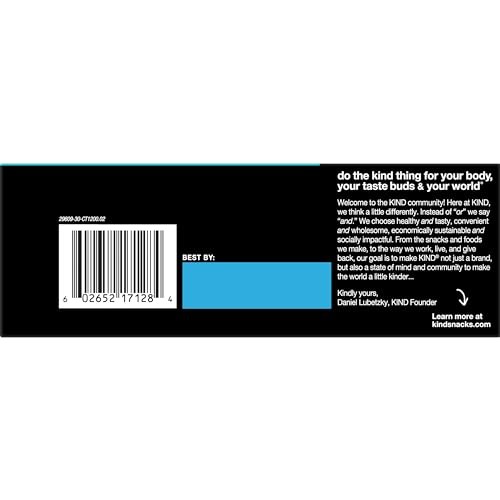 KIND Bars, Almond & Coconut, Gluten Free, Low Sugar, 1.4 Ounce Bars, 12 Count