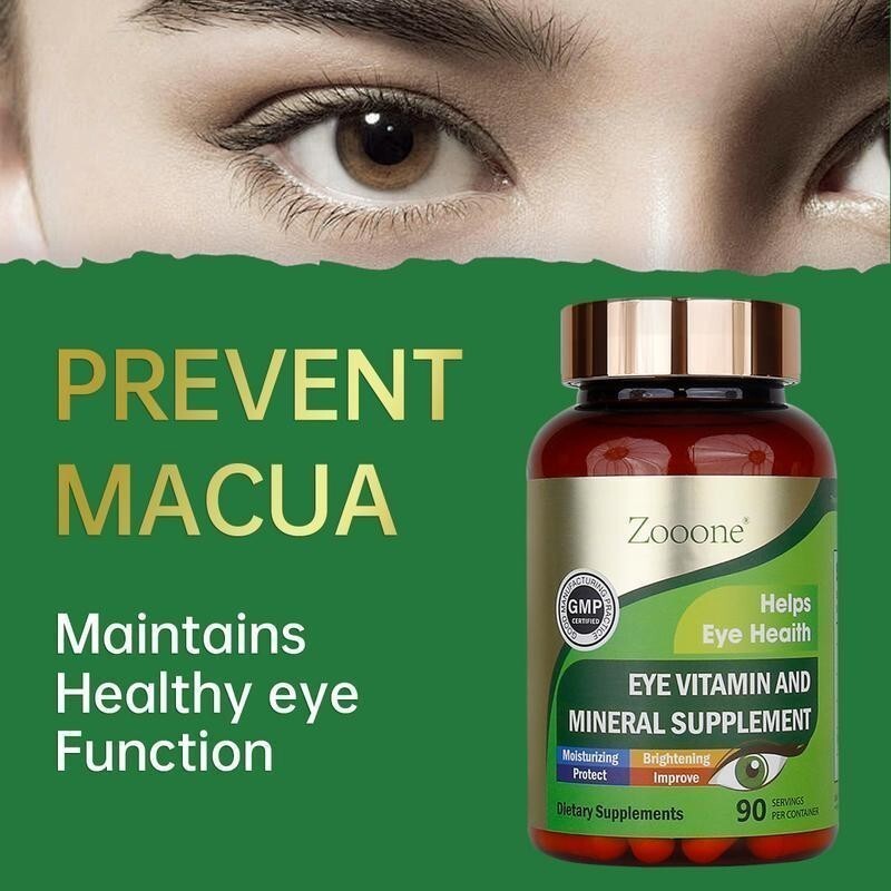 2 BOTTLES—Zooone Lutein Vitamins with Zeaxanthin to Help Maintain Eye Health