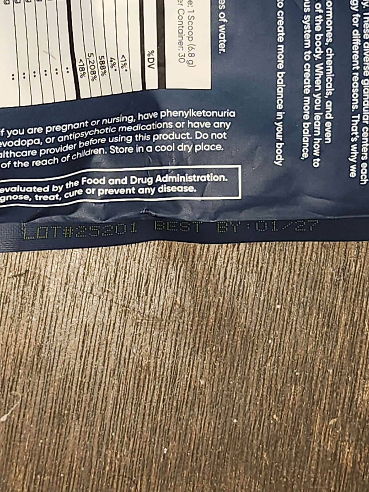 BioSyntropy Pineal Power Cognitive Support RspberryFlavor – 30 servings EXP 1/27