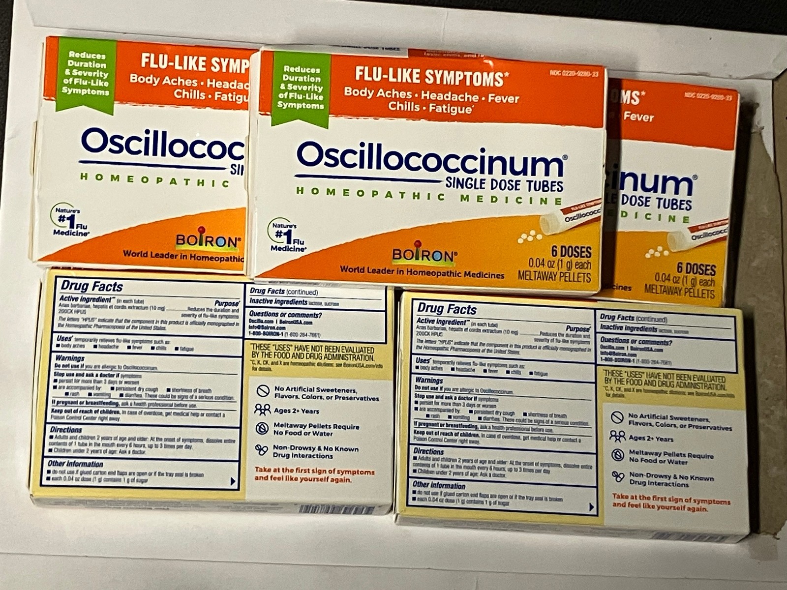Boiron Oscillococcinum Homeo. Flu Medicine, 30 Doses Meltaway Pellets, Exp. 2/30