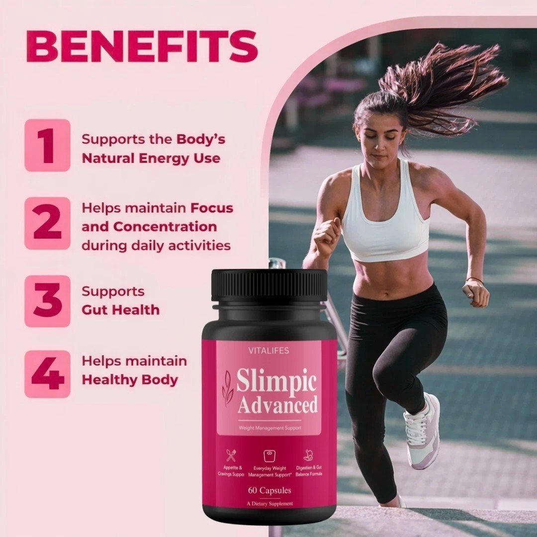 (3 Pack) Slimpic Advanced Energy & Fitness Formula VItamin Slim Pic Capsules