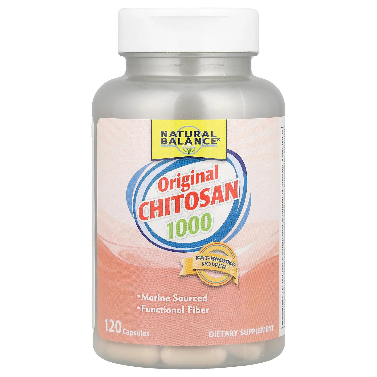 2 X Natural Balance, Chitosan, 120 Vegcaps (250 mg per Capsule)