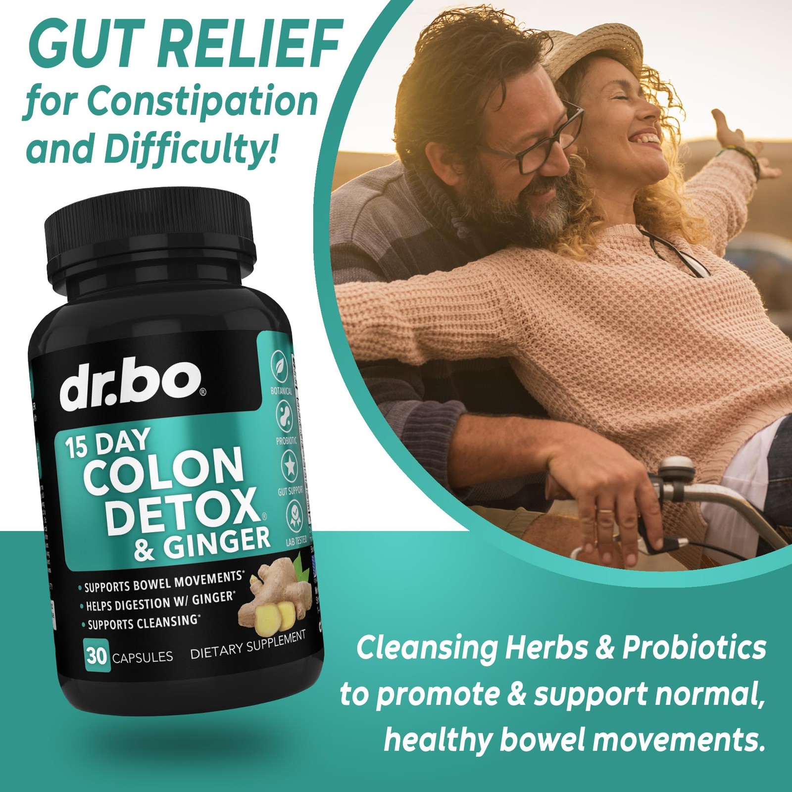 Colon Cleanser Detox for Weight Flush – 15 Day 30 Count (Pack of 1)
