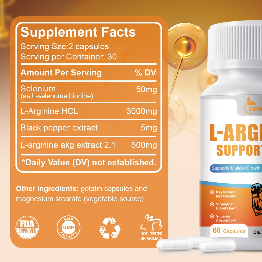 Nitric Oxide & Circulation Booster Blood Flow L-Arginine 3500mg Extra Strength