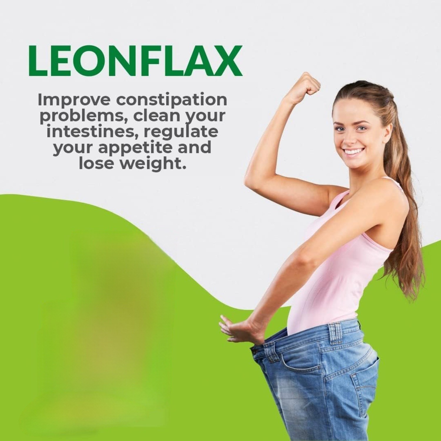 Leonflax Linaza Reductora De Grasa Capsulas 100% Natural #1 Pastillas Suplemento