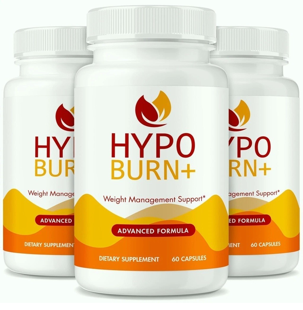 (3 Pack) Hypo Burn+ Weight Loss Pills HypoBurn Plus Advanced Fat Burning Formula