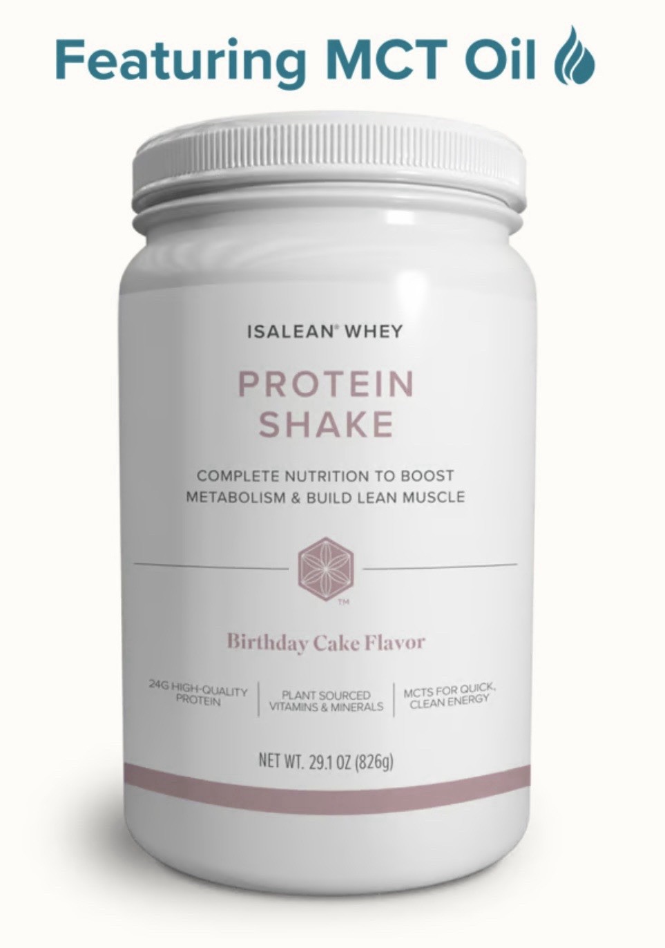 Isagenix Isalean Protein Shake MCT Birthday Cake 29.1Oz Exp 10/26 Free Shiping🆓
