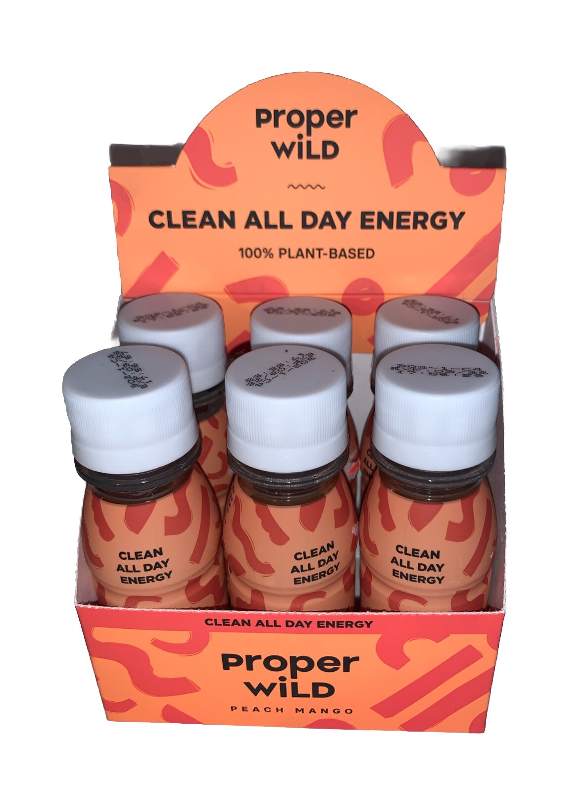 Proper Wild – Energy Shot Peach Mango – Case Of 6 2.5 Fluid Ounces