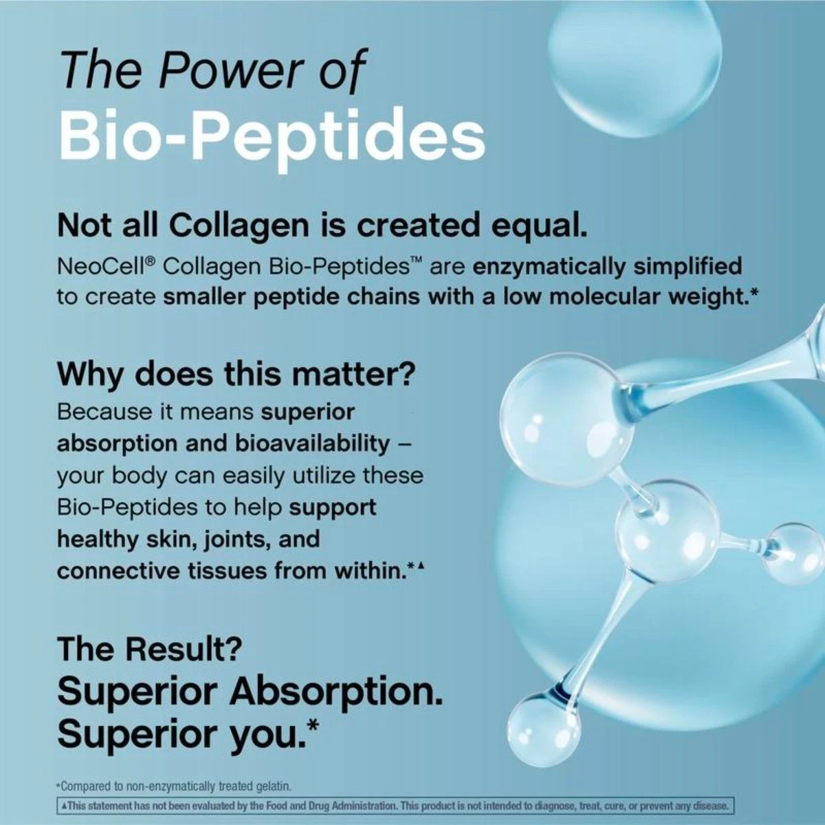 NeoCell 20oz Collagen Bio-Peptides Powder Grassfed 18 Amino Acids Premium