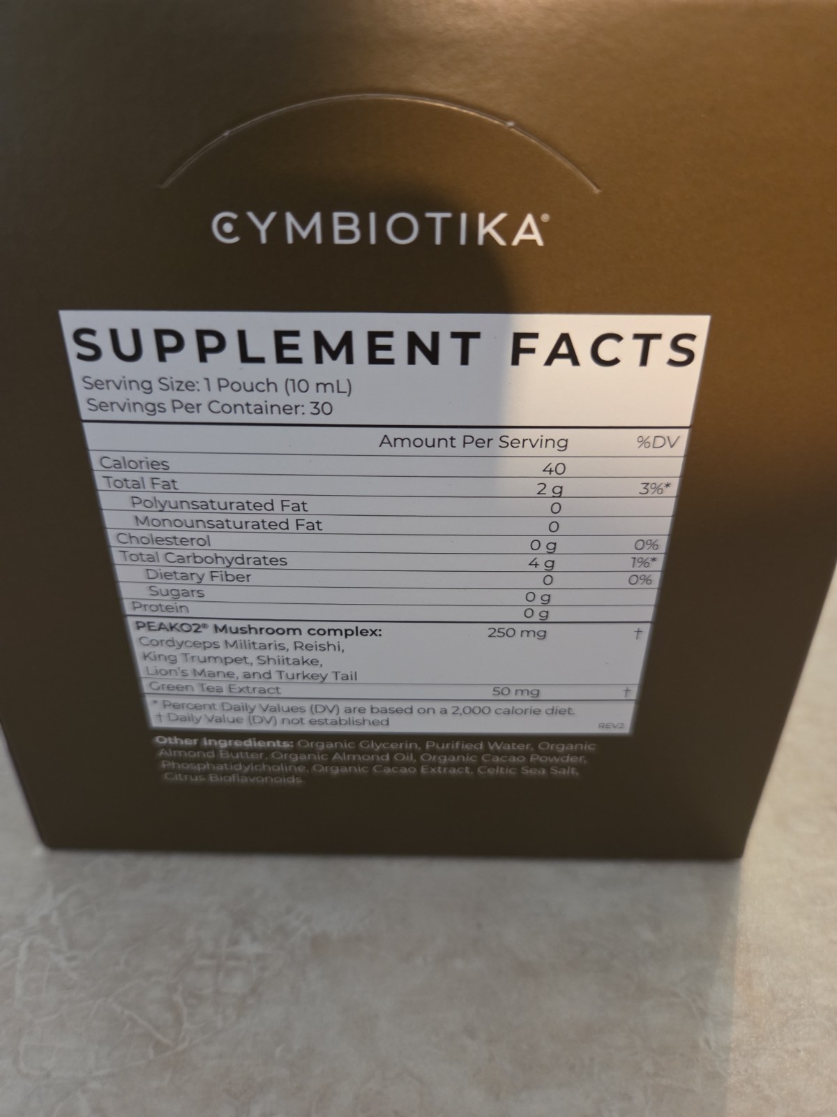 CYMBIOTIKA Liposomal Mushroom Supplement with Lion’s Mane, Turkey Tail, B-Vitami