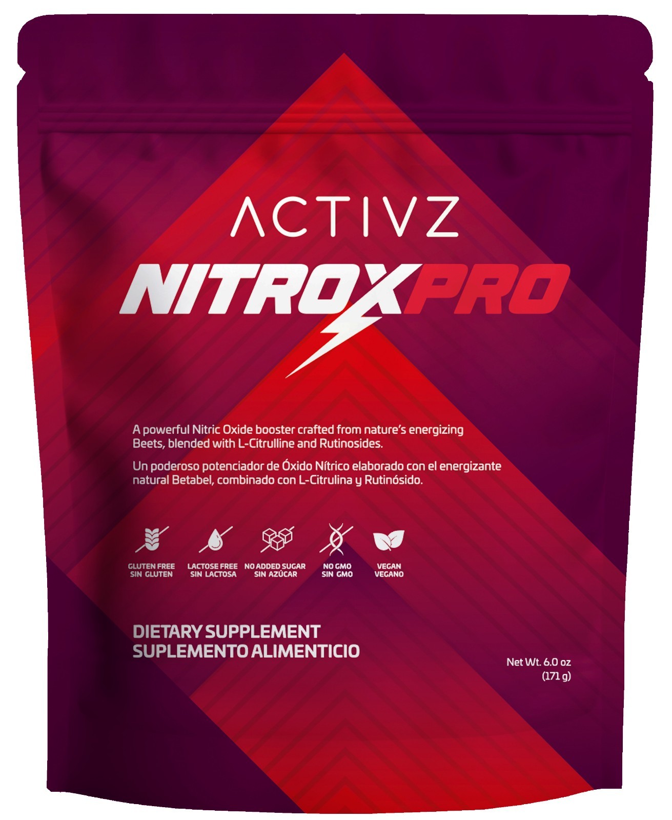 ACTIVZ NitroxPro™ Drink PowderL-Citrulline, Rutinosides, CyLoc Dextrin, DexKey