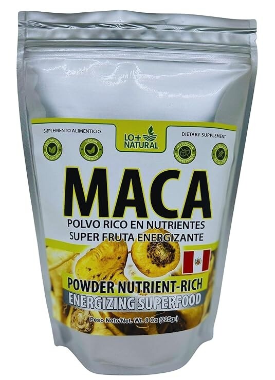 MACA POLVO 8oz (225g) Suplemento Alimenticio tea POWDER NUTRIENT-RICH MACA POWDE