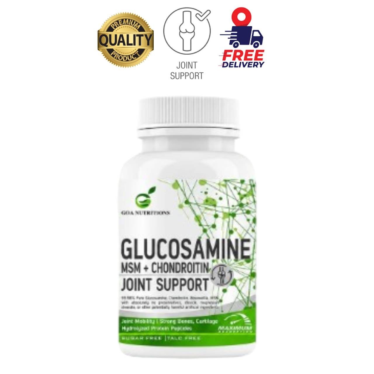 G.OA Nutritions Glucosamine MSM Joint Support 60 Tablets