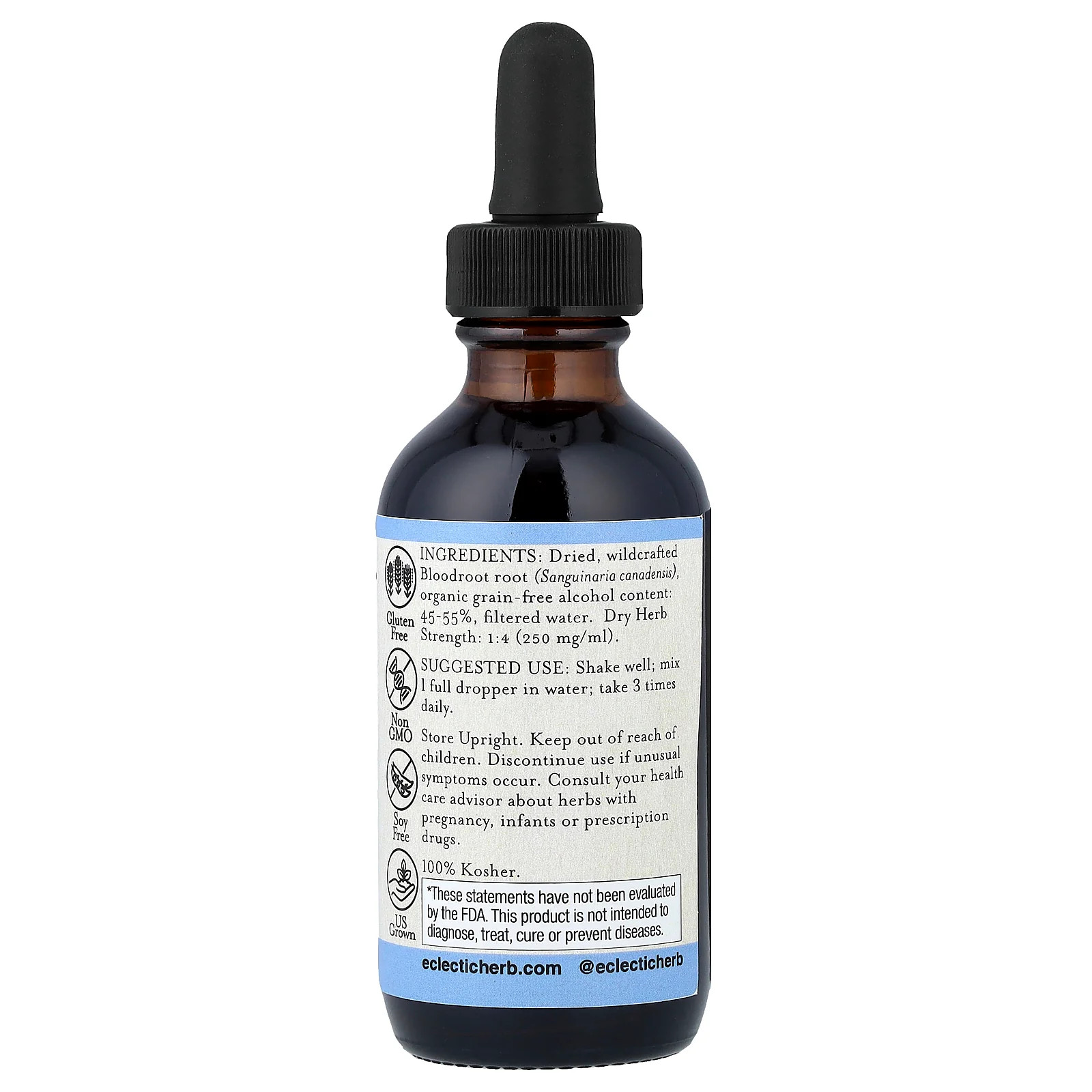 2 X Eclectic Herb, Bloodroot Extract, Immune Support, 2 fl oz (60 ml)
