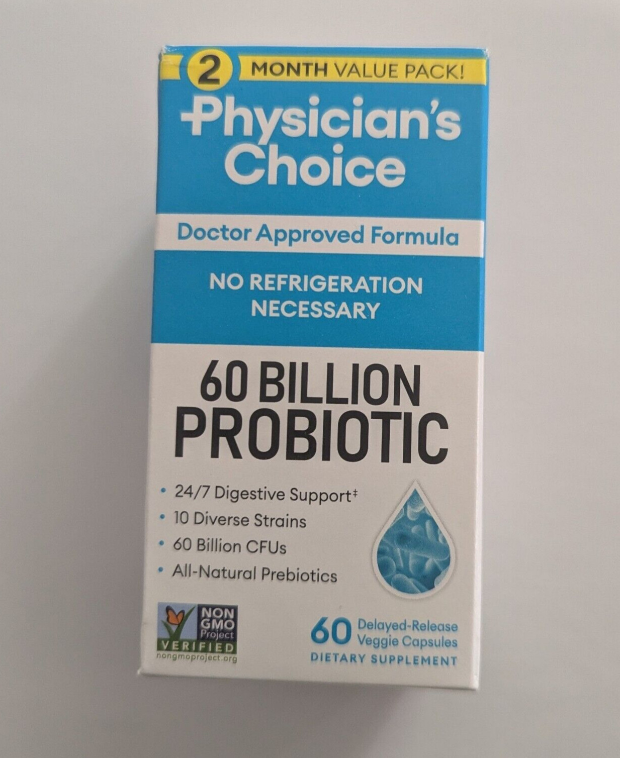 Physician’s Choice 60 Billion Probiotic – 60 Capsules – Exp: 2026 – USA SELLER