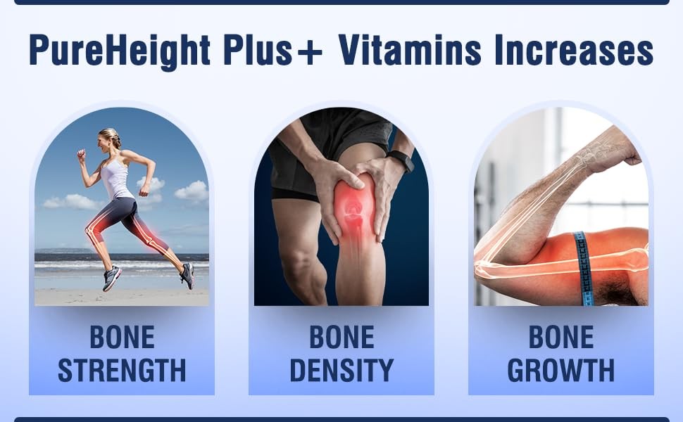 PureHeight Plus #1 Doctor Recommended Height Enhancement 30 Count (Pack of 1)