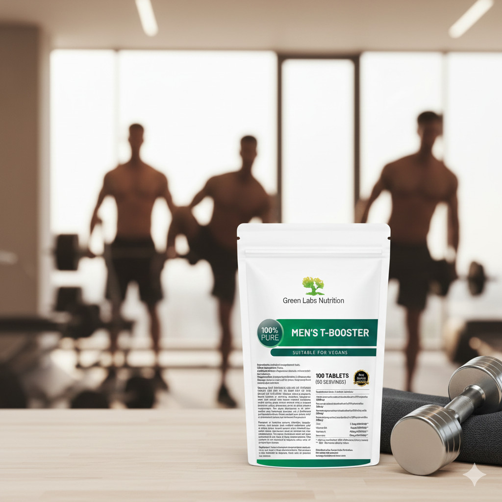 Men’s T-Booster | Vegan | Tribulus, Saw Palmetto, Maca, Ginseng, Zinc, Fenugreek