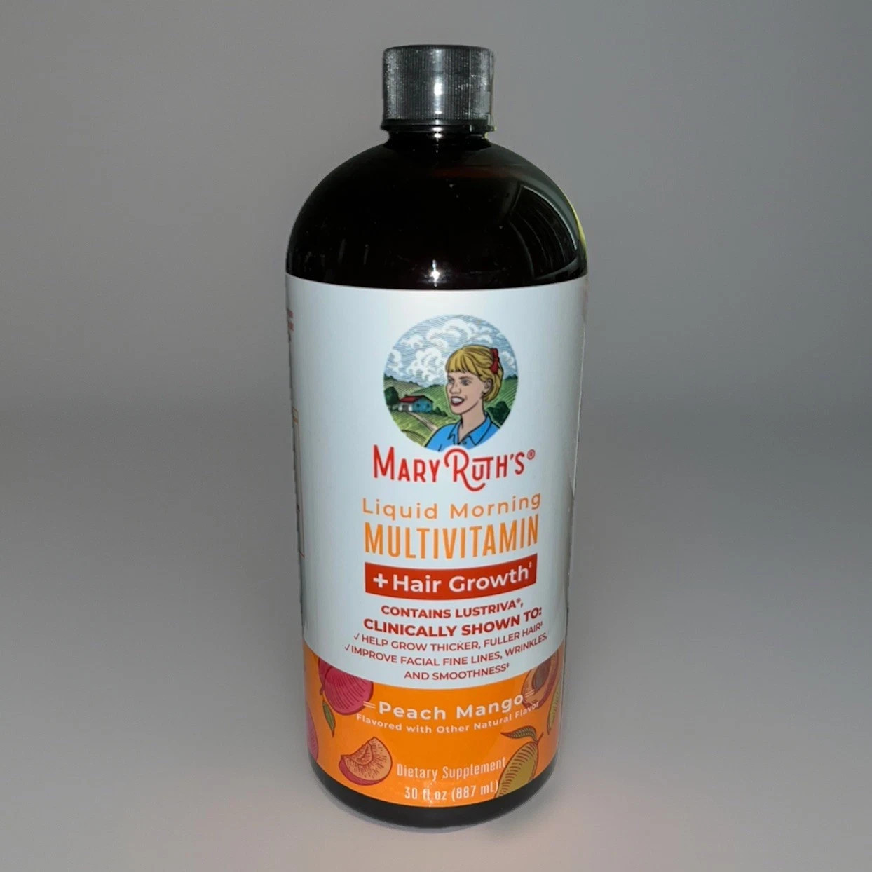 Mary Ruth’s Liquid Morning Multivitamin +Hair Growth 30oz Sealed! Best By 04/27