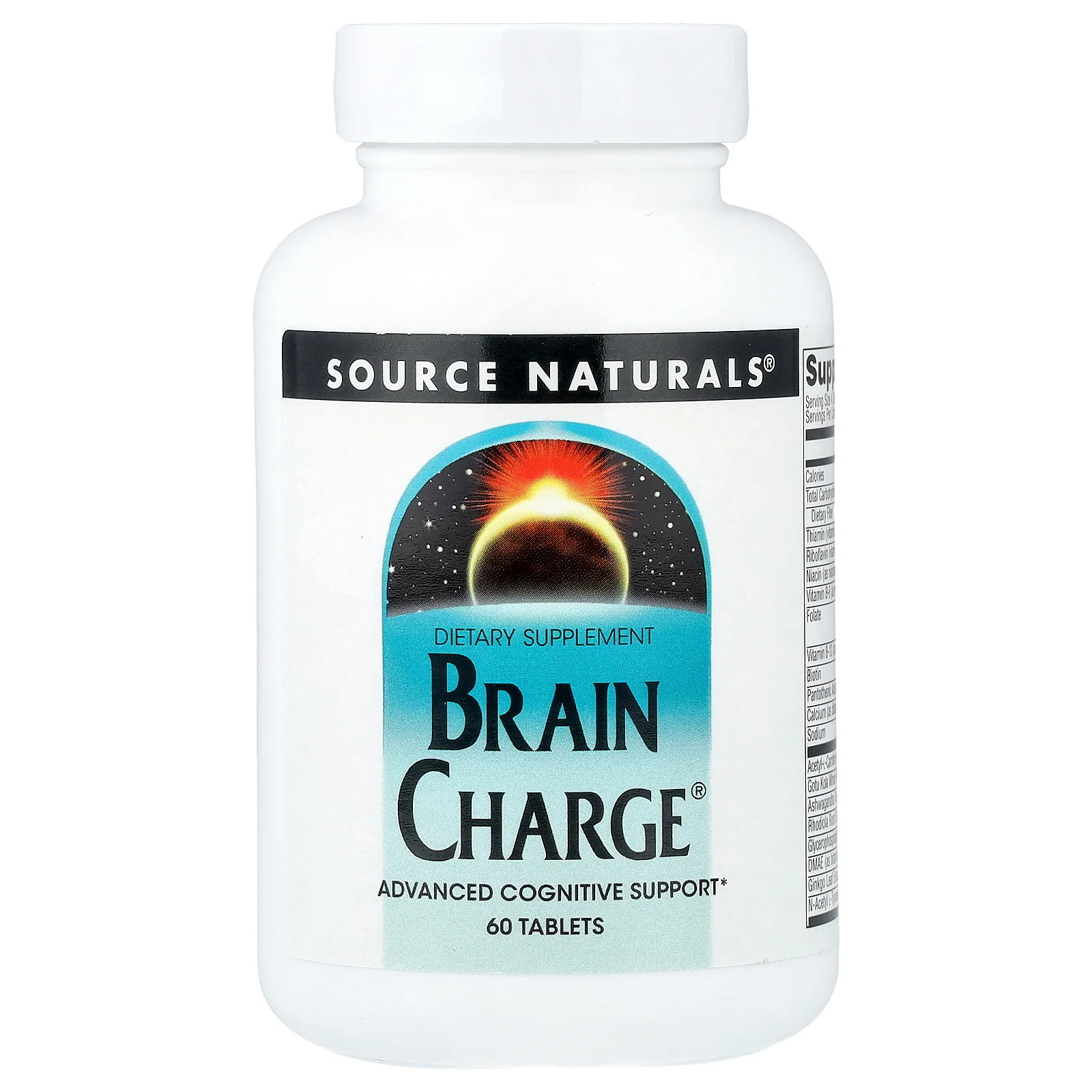 2 X Source Naturals, Brain Charge�, 60 Tablets
