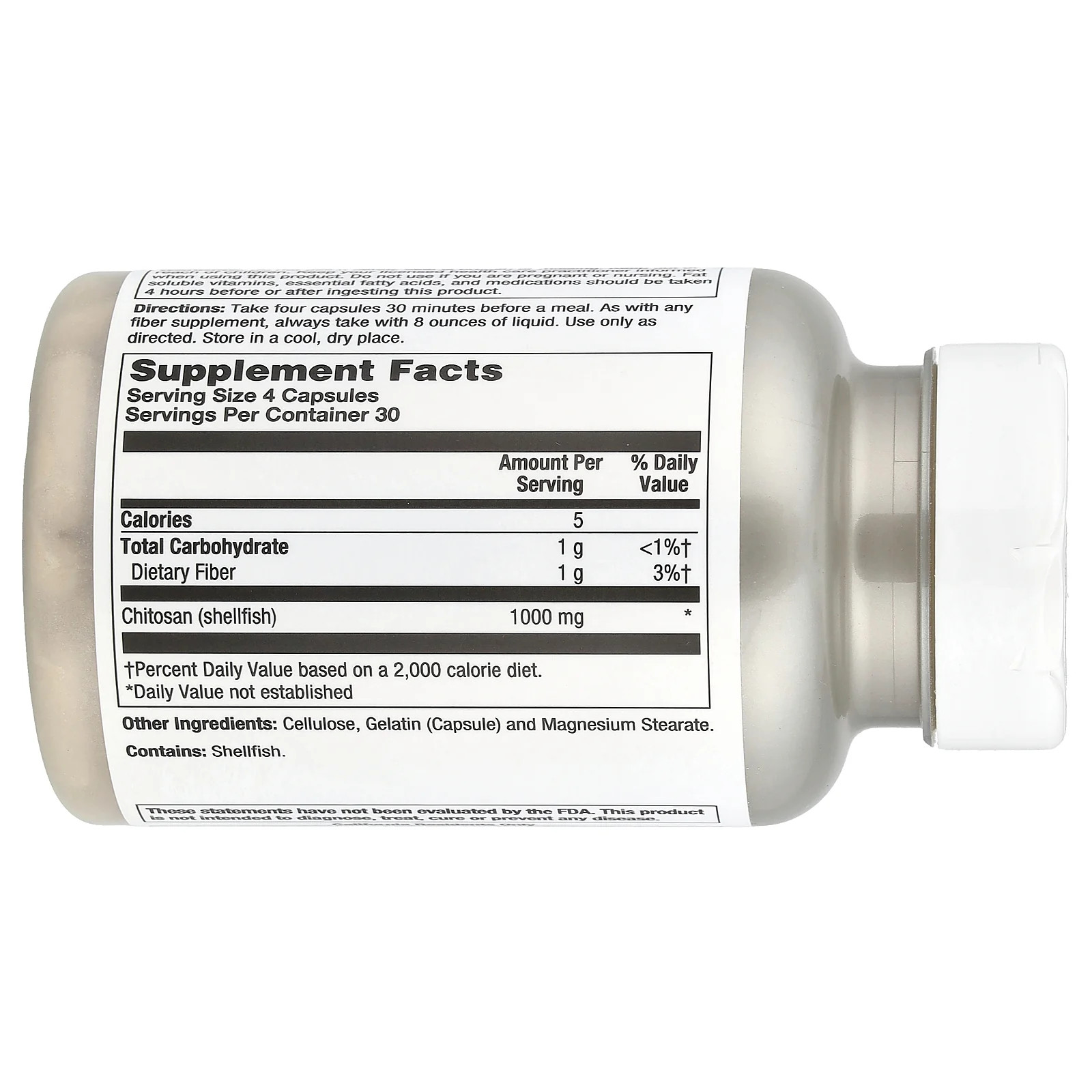 2 X Natural Balance, Chitosan, 120 Vegcaps (250 mg per Capsule)