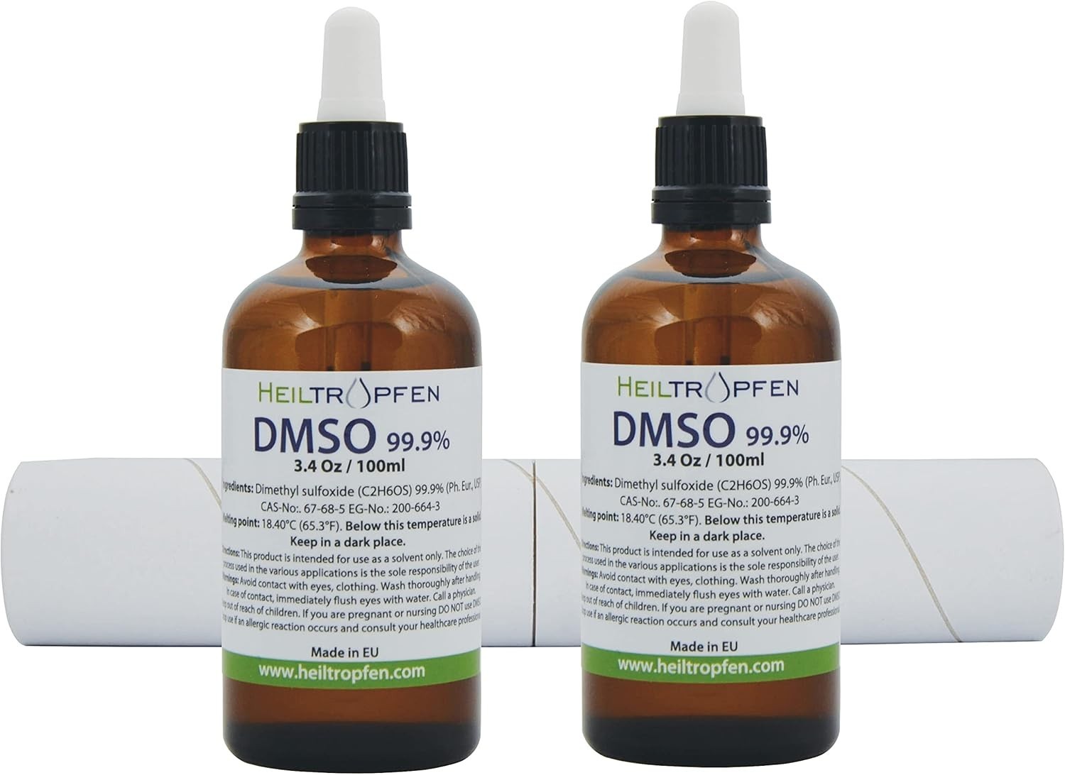2X 100ml DMSO Pharmaceutical Grade – Low Odor Liquid for Therapeutic Use