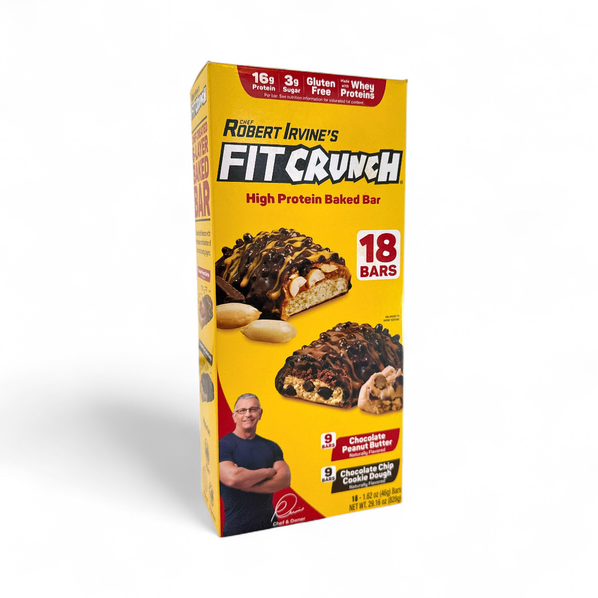 Chef Robert Irvine’s FITCRUNCH High Protein Baked Bars Variety Pack 1.62oz 18 ct