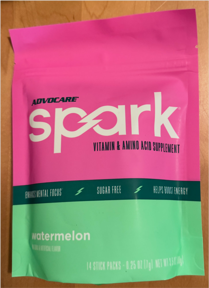 Advocare Spark Energy Drink Stick packs (14) Watermelon 6/27