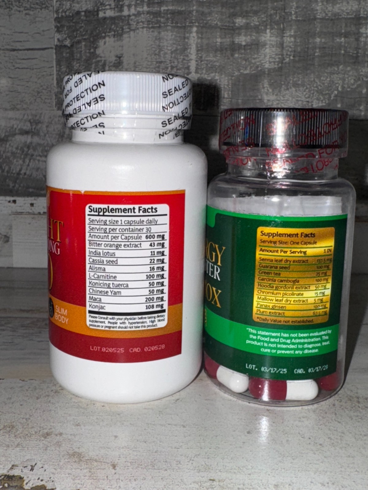 Weight loss Strong 360 and Energy Booster detox Pack