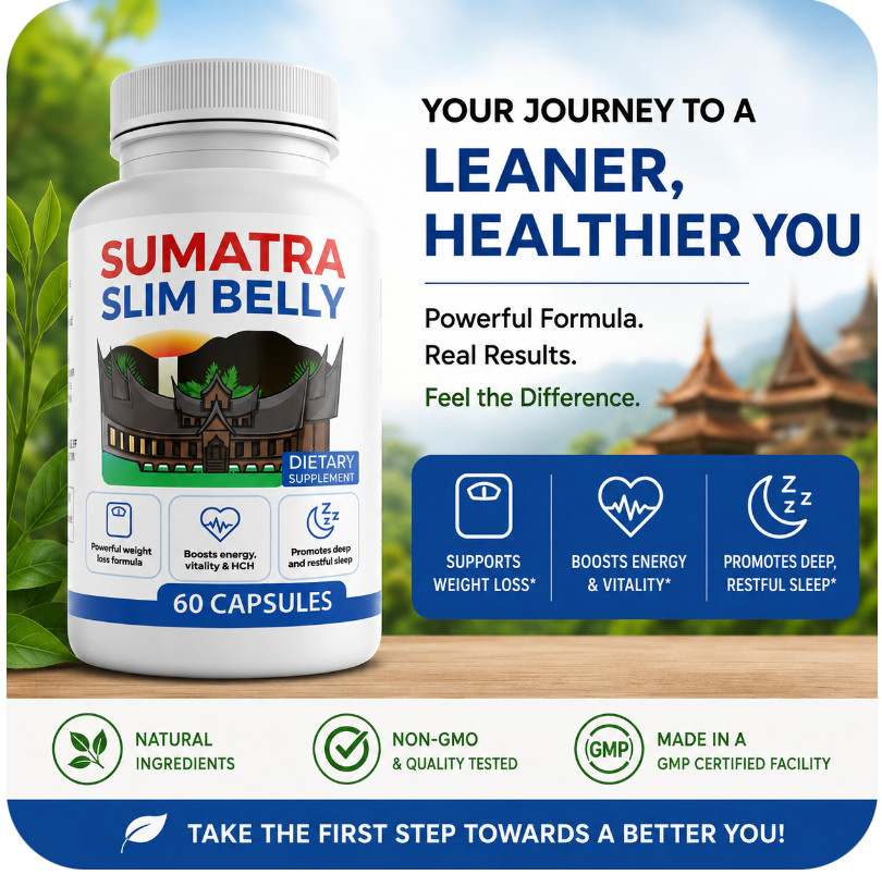 (5-pack) Sumatra Slim Belly Tonic Natural energy fitness Supplement 300 Capsules