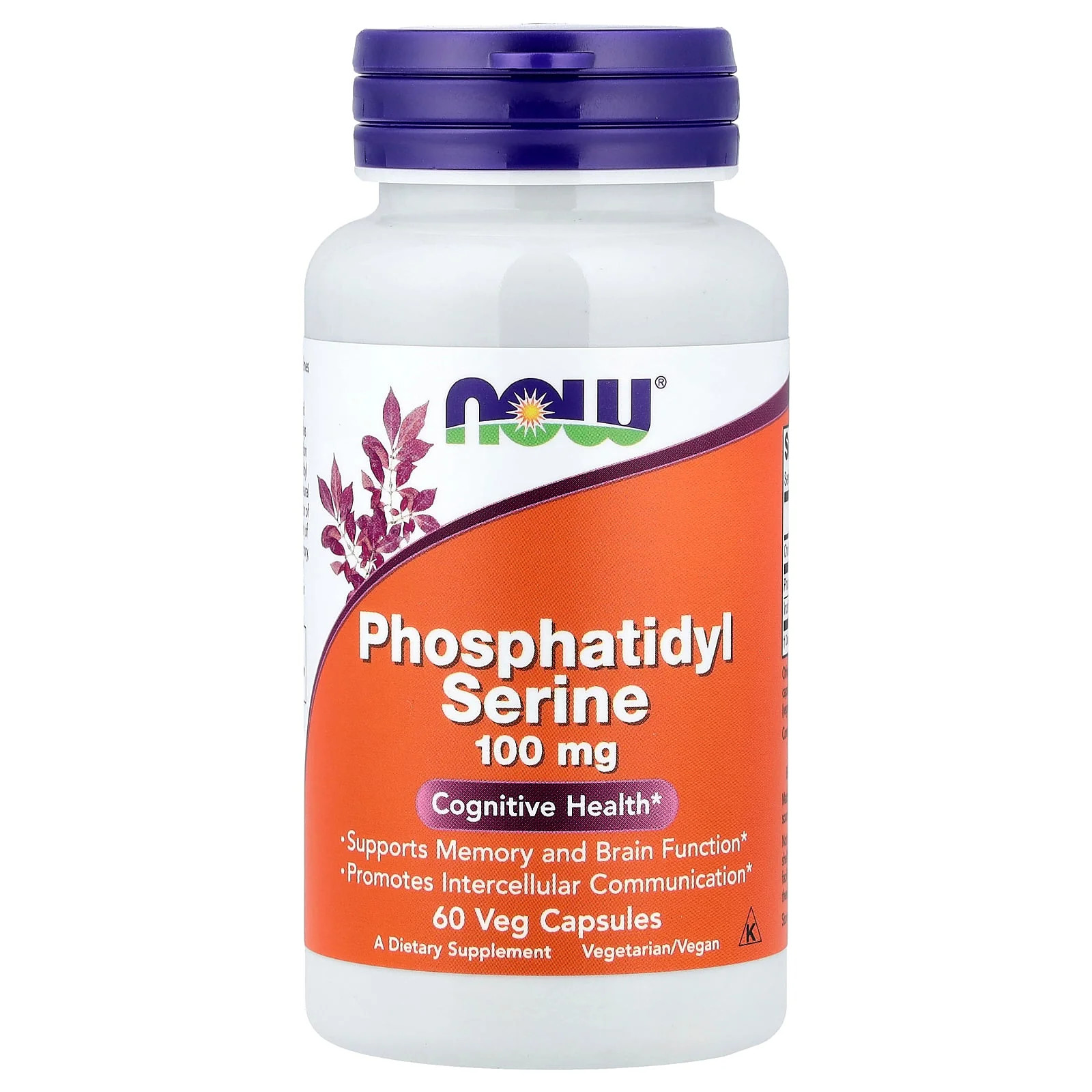 2 X NOW Foods, Phosphatidyl Serine, 60 Veg Capsules