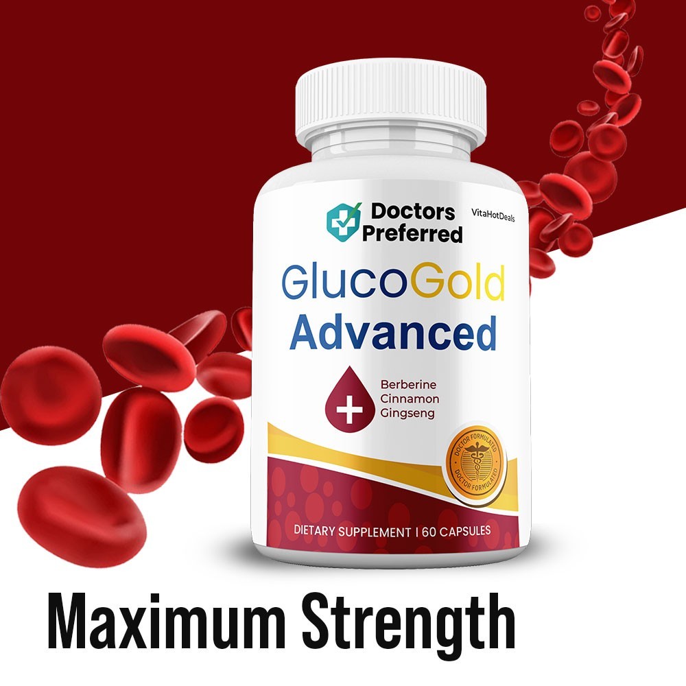 Gluco Gold Advanced Capsules, Max Strength GlucoGold Supplement (10 Pack)