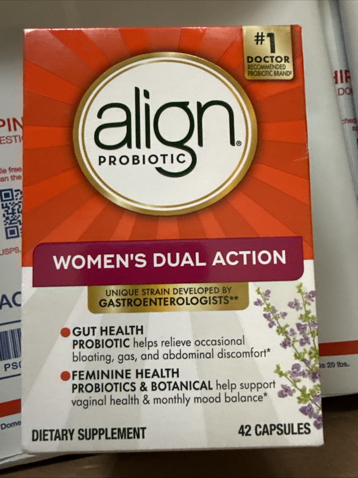 Align Probiotic Women’s Dual Action Supplement 42 Capsules – Exp 07/2026