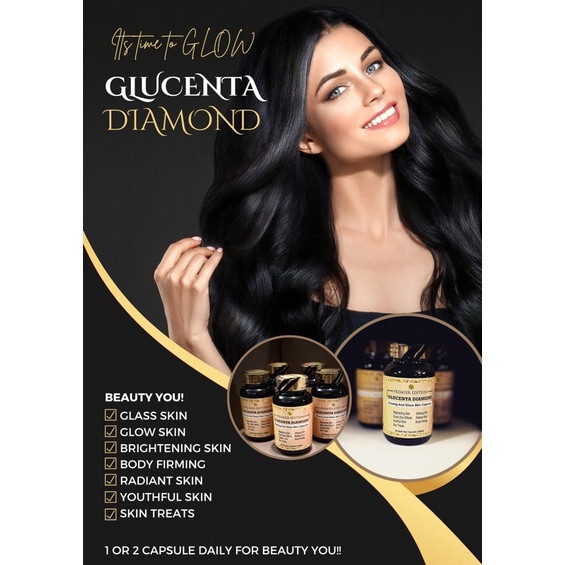Original Premier Edition Glucenta Diamond Glowing and Glass Skin 50 Softgels