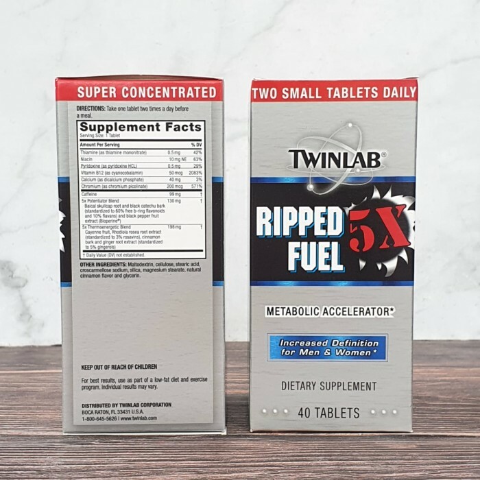Twinlab Ripped Fuel | Metabolic Accelerator | Increased Definition – CHOOSE SIZE