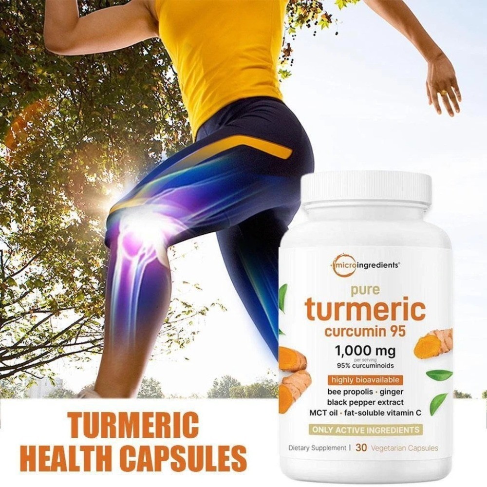 2 BOTTLES–Micro Ingredients Turmeric Curcumin|95% Curcuminoids w/ Black Pepper