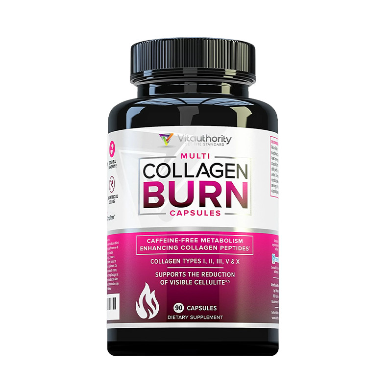 Multi Collagen Burn Capsules for Weight Loss – Hydrolyzed Collagen Peptides